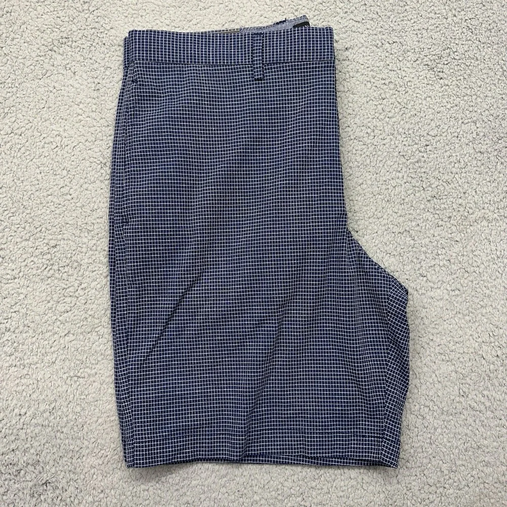 NWT Banana Republic Men's SIZE 35 Multicolor Plaid Flat Front Aiden Club Shorts